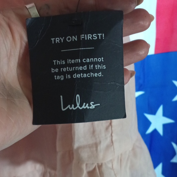 NWT LULU'S PALE BLUSH PINK ROMPER SZ XL - Picture 3 of 4